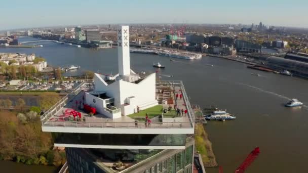vue aérienne du musée du film oculaire d'Amsterdam 