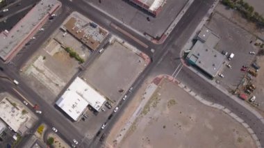 Las Vegas gökyüzü manzaralı şehir silüeti