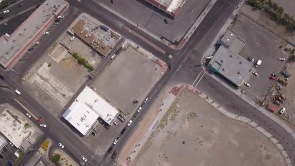 Лас Вегас повітряна панорама з міським краєвидом — стокове відео