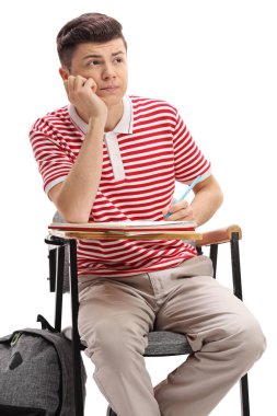 Teen öğrenci ve not almak