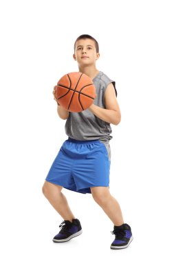 Çocuk basket atmak