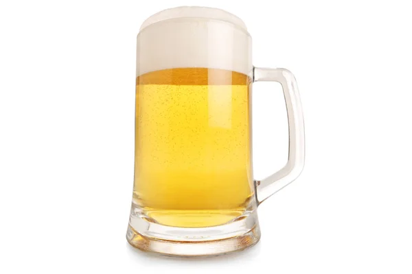 Glass of beer isolated — Stock Photo, Image