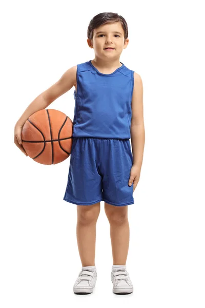 Маленький баскетболист — стоковое фото