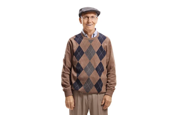 Starszy mężczyzna stojący — Zdjęcie stockowe