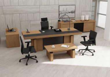 VIP ofis mobilyaları 3D oluşturma