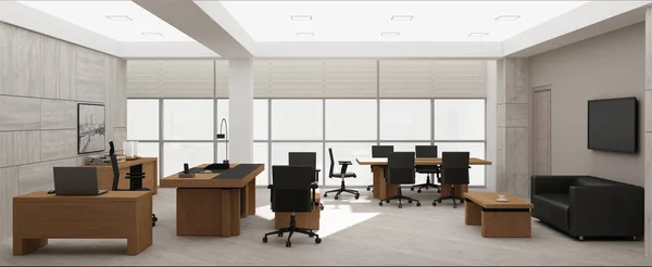 VIP kontorsmöbler 3D-rendering — Stockfoto