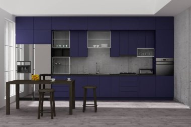 Mutfak içi 3B renklendirme 