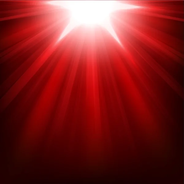Röda lampor lyser — Stock vektor