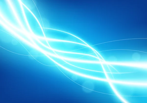 Φουτουριστικό φως μπλε γραμμή λαμπερό φόντο — Διανυσματικό Αρχείο