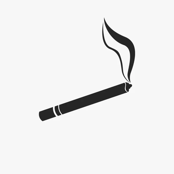 Smoke flat icon — Stock Vector