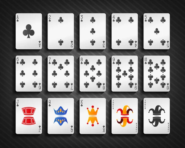 Juego de cartas de póker — Archivo Imágenes Vectoriales