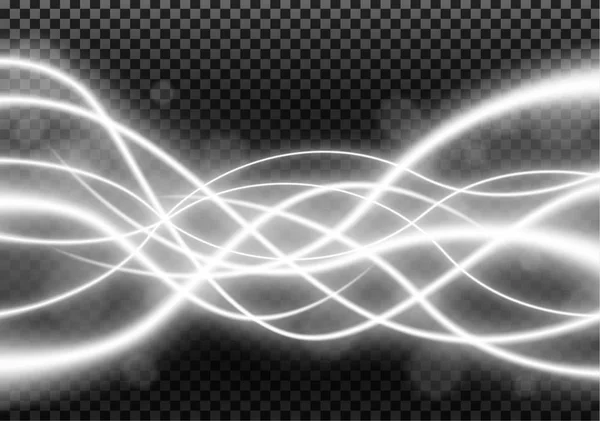 Футуристична світлова лінія, що світиться фону — стоковий вектор