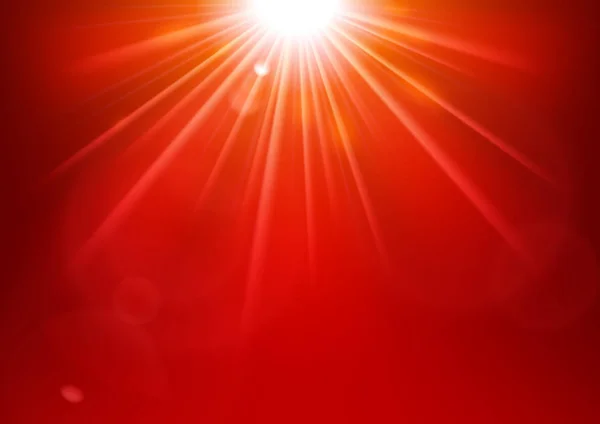 Червоні Ліхтарі Сяють Тлом Блискавки Лінзи Векторна Ілюстрація — стоковий вектор