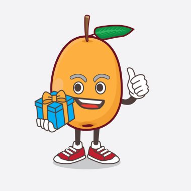 Loquat Fruit çizgi film karakteri.