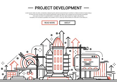 Proje geliştirme - satırı tasarım web sitesi banner