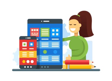 Web sayfası optimizasyonu - düz Tasarım Web sitesi banner