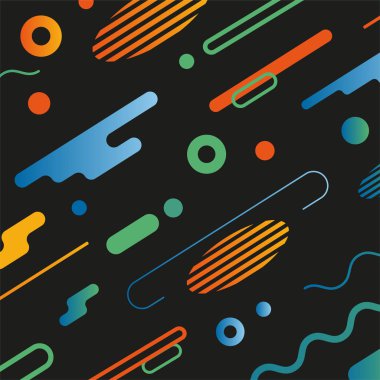 Soyut trendy illüstrasyon - modern malzeme tasarım arka plan