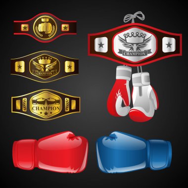 Mma nesne grubu-modern vektör gerçekçi izole küçük resim