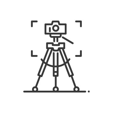 Tripod - satırı tasarım tek izole simgesi