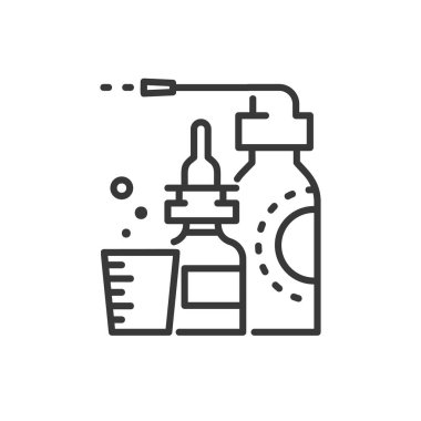 İlaçlar - satırı tasarım tek izole simge