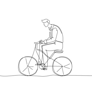 Çocuk binmek - bir sürekli çizgi stil tasarlamak