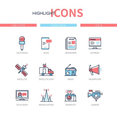 Kütle ortamı - satır tasarım simgeleri belirlendi