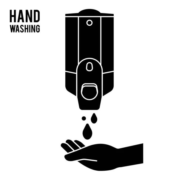 Hand Wash Hand Sanitizer Alcohol Based Hand Rub Rubbing Alcohol — Stock Vector