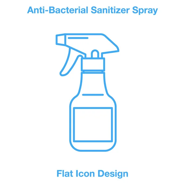 Bacteriële Sanitizer Spray Hand Sanitizer Dispenser Infectie Controle Concept Ontsmettingsmiddel — Stockvector