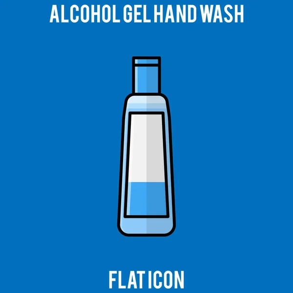 Alkohol Gel Alkohol Handgel Händewaschen Hygienegel Für Die Hände Richtig — Stockvektor