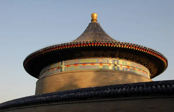 베이징에 천국의 베이징에 그대로 천국의 제단을 이것은 베이징의 명소인 하늘의 — 스톡 사진