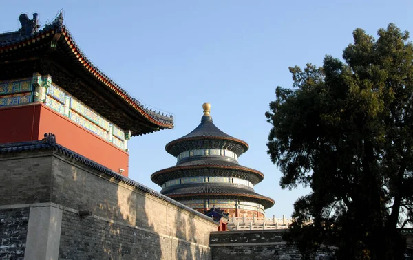 Ναός Του Ουρανού Στο Πεκίνο Κίνα Tian Tan Στο Πεκίνο — Φωτογραφία Αρχείου