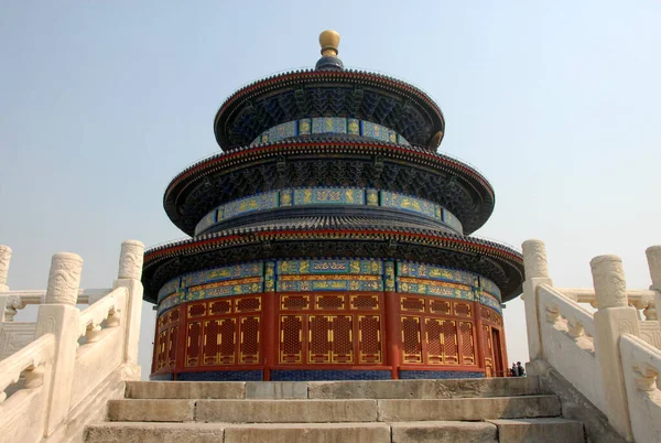 Ναός Του Ουρανού Στο Πεκίνο Κίνα Tian Tan Στο Πεκίνο — Φωτογραφία Αρχείου