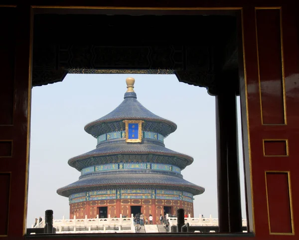 베이징에 천국의 베이징에 그대로 천국의 제단을 사원은 추수를 기도의 전당이다 — 스톡 사진