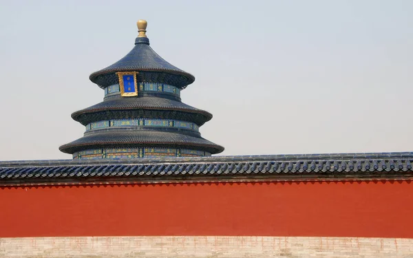 Mennyország Temploma Pekingben Kínában Tian Tan Pekingben Kínában Tiantan Szó — Stock Fotó