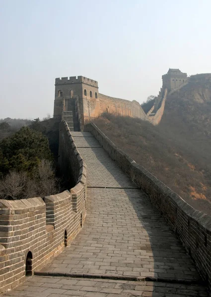 Grande Muraille Chine Cette Section Grande Muraille Est Jinshanling Une — Photo