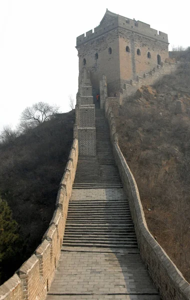 Gran Muralla China Esta Sección Gran Muralla Jinshanling Una Parte — Foto de Stock