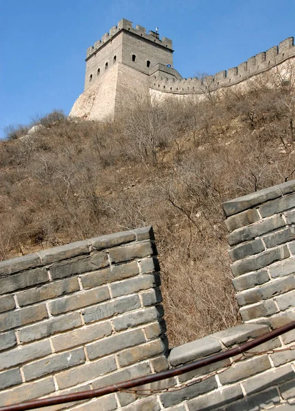 중국의 만리장성 만리장성 부분의 베이징 근처에 중국의 만리장성 중국의 만리장성 — 스톡 사진