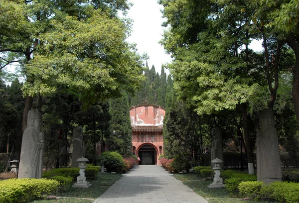 Tumba Wang Jian Chengdu Sichuan China Esta Tumba También Conocida — Foto de Stock