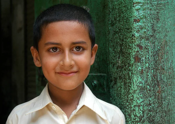 Пешавар Провінції Хайбер Пахтунхва Пакистан Портрет Хлопчика Пешаварі Пакистан Хлопчик — стокове фото