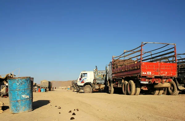 Dowlat Yar Ghor Afghanistan Een Afghaanse Truckstop Buurt Van Dowlatyar — Stockfoto