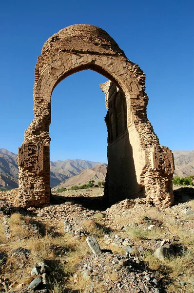 Chisht Sharif Herat Province Afghanistan One Two Brick Domes Ghorid — Stock Photo, Image