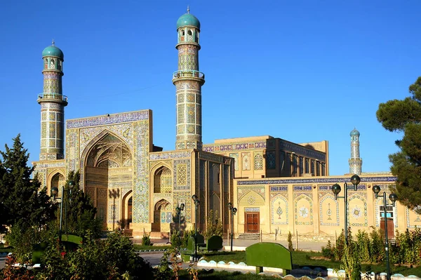 Herat Nell Afghanistan Occidentale Grande Moschea Herat Moschea Del Venerdì — Foto Stock