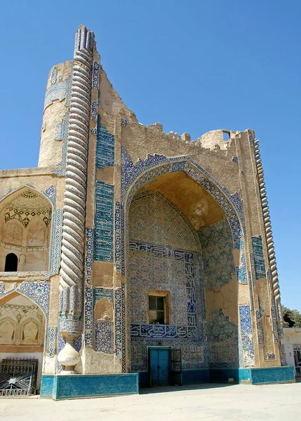 Santuario Khwaja Abu Nasr Parsa Mezquita Verde Balkh Afganistán Santuario —  Fotos de Stock