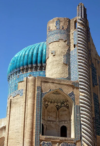 Khwaja Abu Nasr Parsa Szentélye Zöld Mecset Balkán Afganisztán Szentély — Stock Fotó