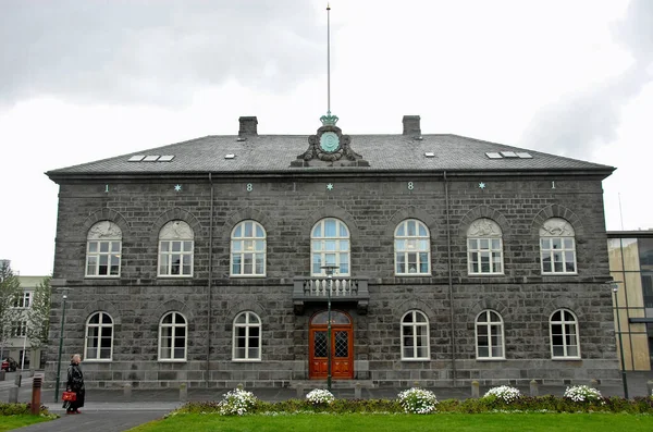 Althing Althingi Reikiavik Islandia Este Sitio Actual Del Parlamento Nacional — Foto de Stock