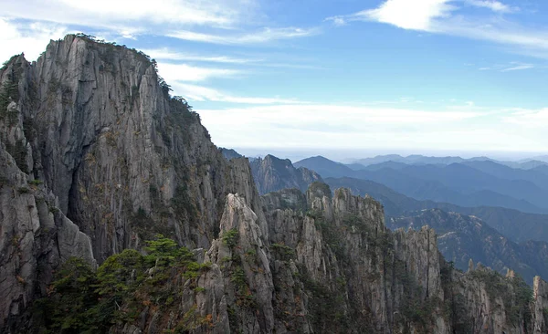 Montaña Huangshan Provincia Anhui China Mirador Cerca Flying Rock Feilai — Foto de Stock