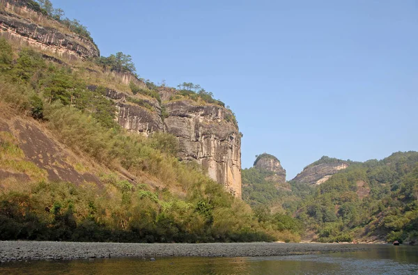 Wuyishan Dağları Fujian Eyaleti Çin Nine Bends River Veya Nine — Stok fotoğraf