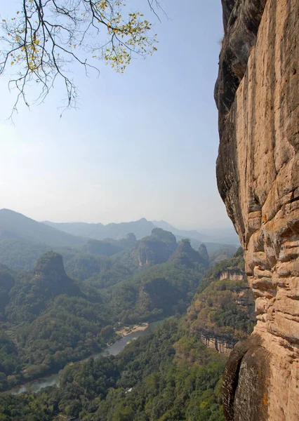 Góry Wuyishan Prowincji Fujian Chiny Drodze Dawang Wielki Król Peak — Zdjęcie stockowe