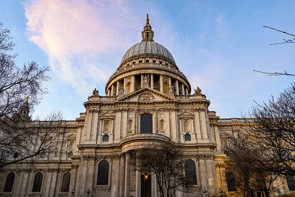 Paul Cathedral London Evening View Pauls Taken South Cathedral View — Stock Photo, Image