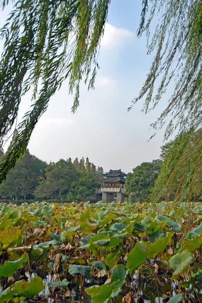 West Lake Hangzhou Provinsen Zhejiang Kina Yudai Bron West Lake — Stockfoto